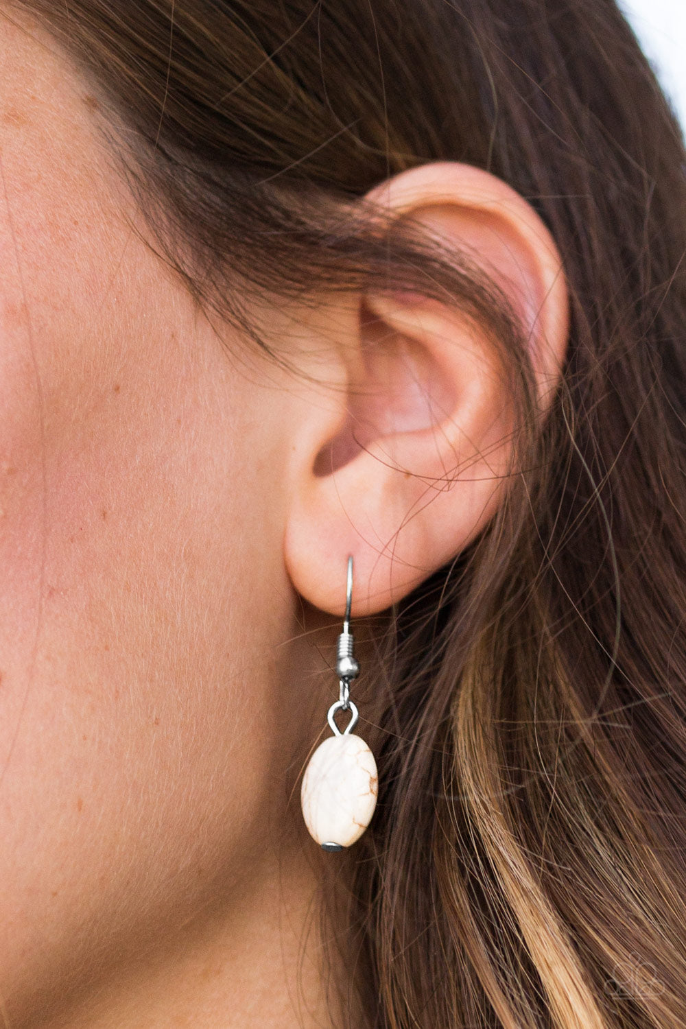 Paparazzi ♥ Contemporary ARTISAN - White ♥  Necklace