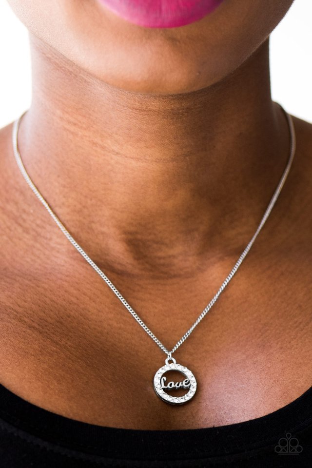 Paparazzi ♥ Show Me Some Love - White ♥ Necklace