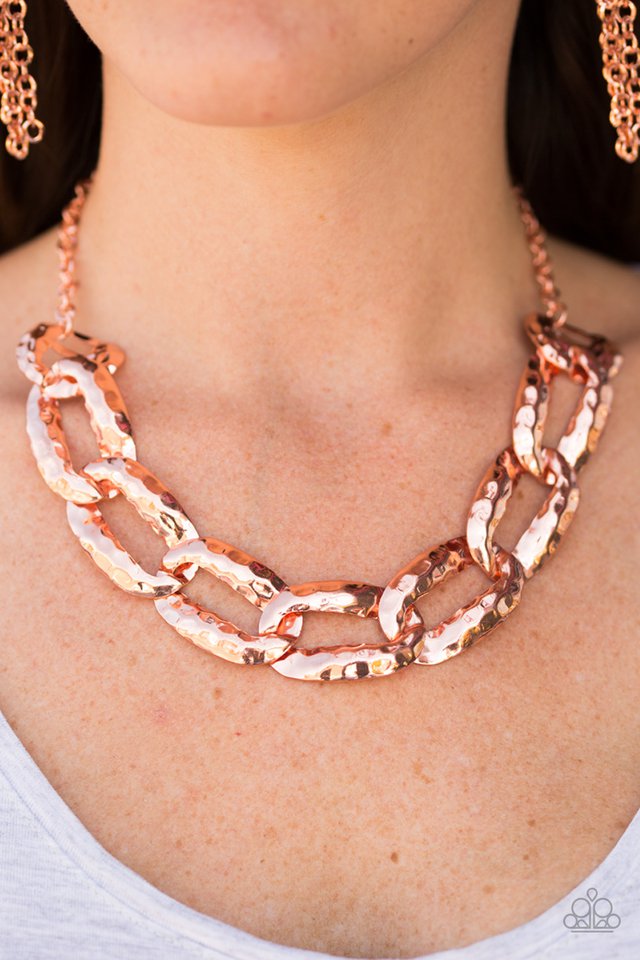 Paparazzi ♥ La Vida Loca - Copper ♥ Necklace