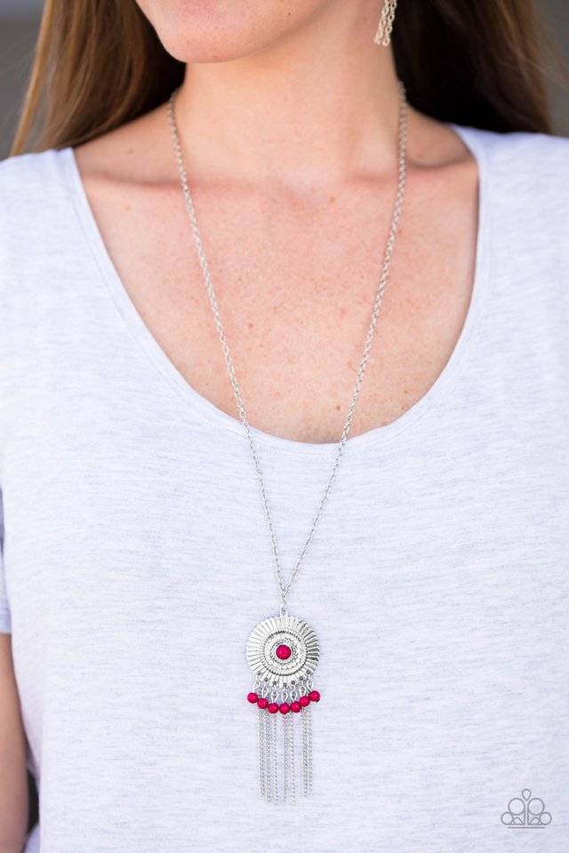 Paparazzi ♥ Pretty In Panama - Pink ♥ Necklace