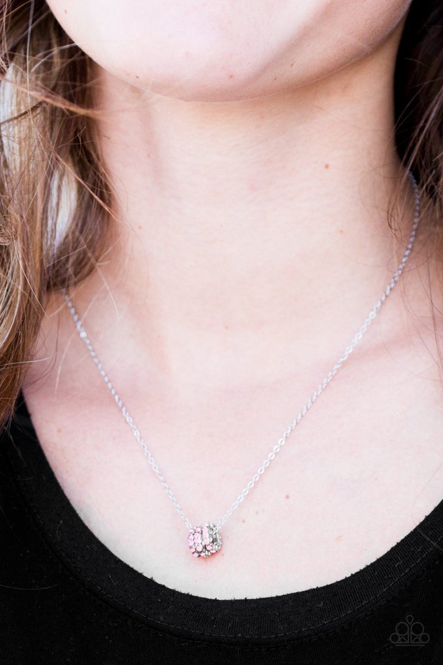 Paparazzi ♥ Sparkle Etiquette - Pink ♥ Necklace