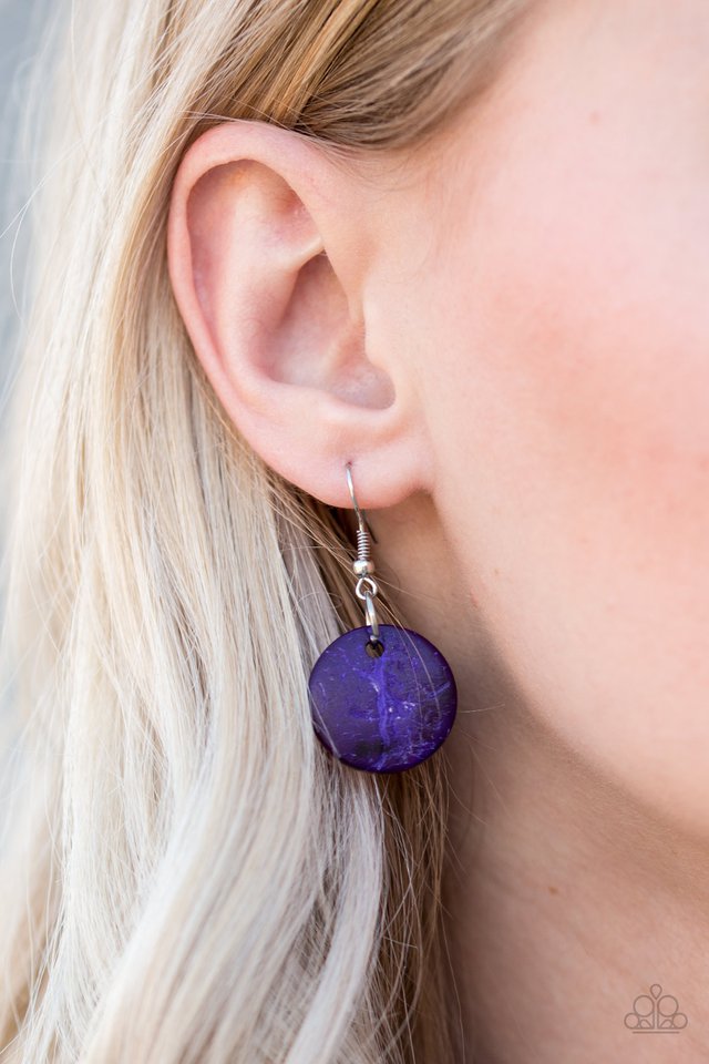 Paparazzi ♥ Greetings From Tahiti - Purple ♥ Necklace