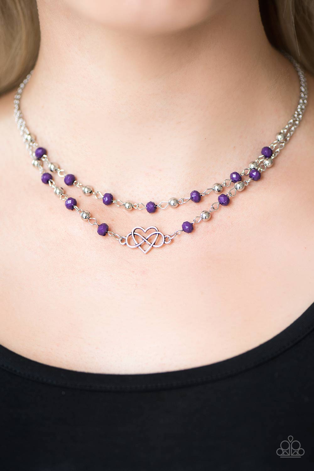Paparazzi ♥ Unbreakable Love - Purple ♥  Necklace