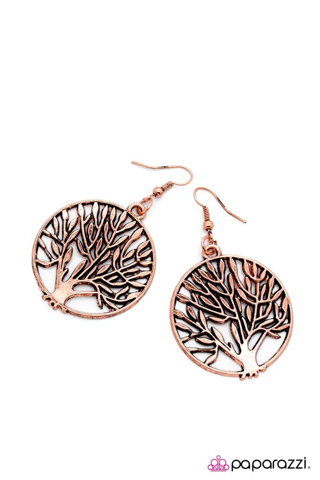 Paparazzi ♥ Make Like a Tree - Copper ♥ Earrings