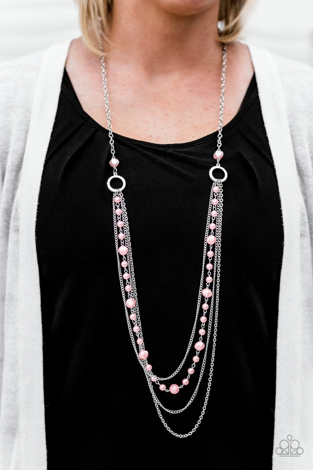 Paparazzi ♥ Radiant Rhythm - Pink ♥ Necklace