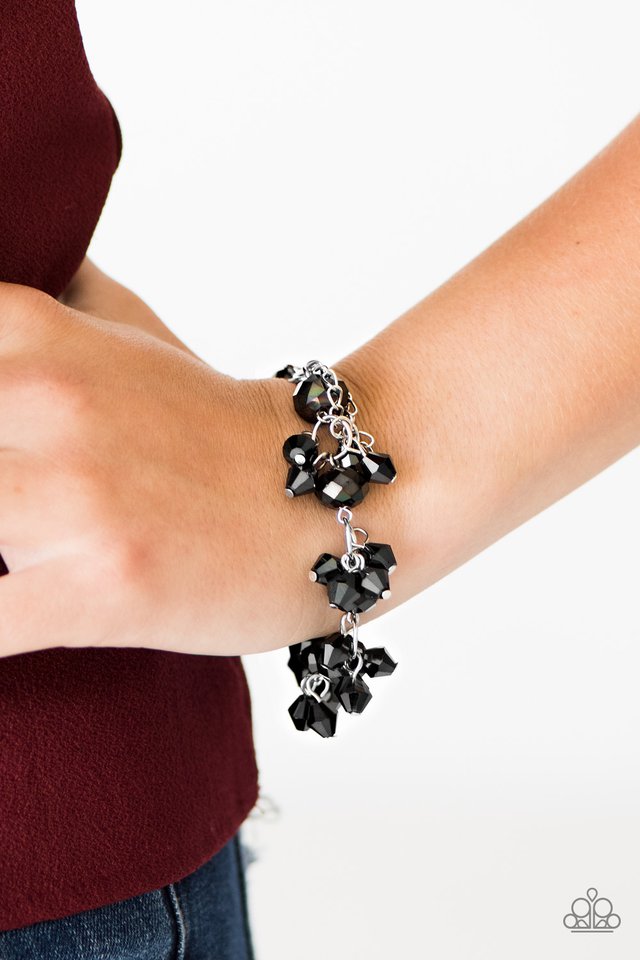 Paparazzi ♥ Stop and STAR - Black ♥ Bracelet