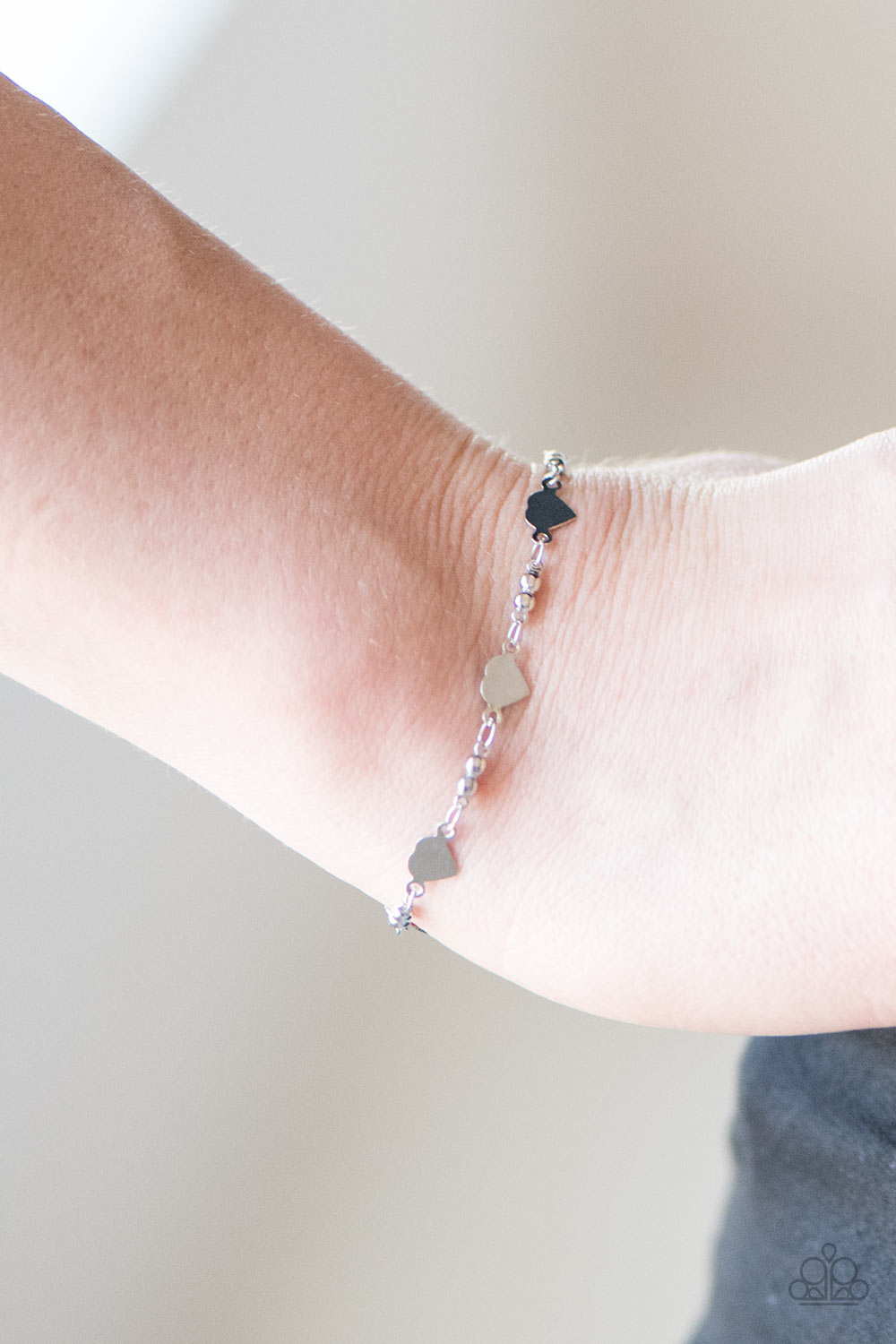 Paparazzi ♥ The Way To My Heart - Silver ♥  Bracelet