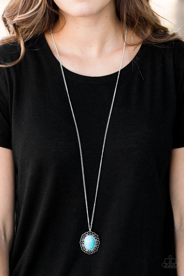 Paparazzi ♥ Sun and Sandstone - Blue ♥ Necklace