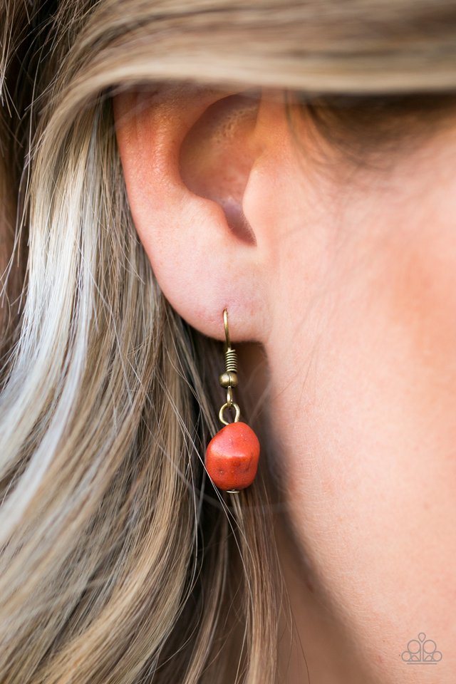 Paparazzi ♥ Adventure Is Worthwhile - Orange ♥ Necklace