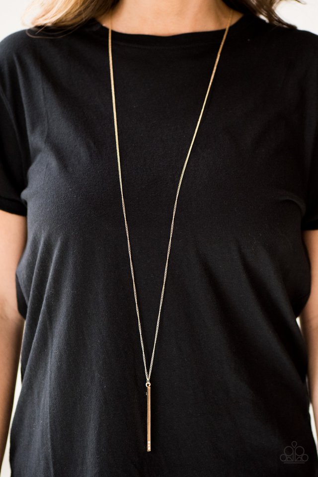 Paparazzi ♥ City Escape - Gold ♥ Necklace