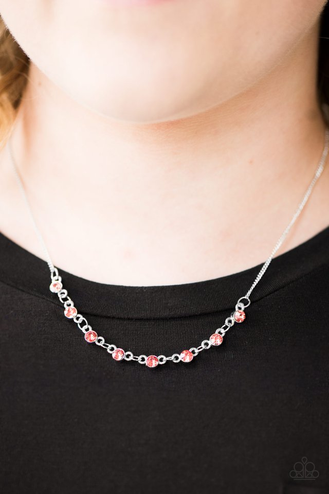 Paparazzi ♥ Stay Sparkly - Orange ♥ Necklace