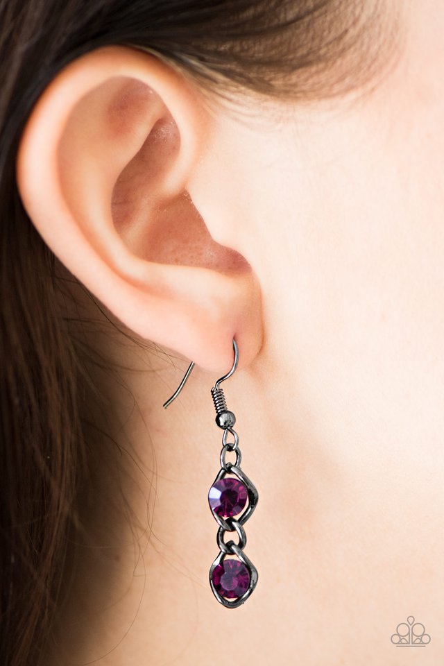 Paparazzi ♥ Shes A GLAM-eater - Purple ♥ Necklace