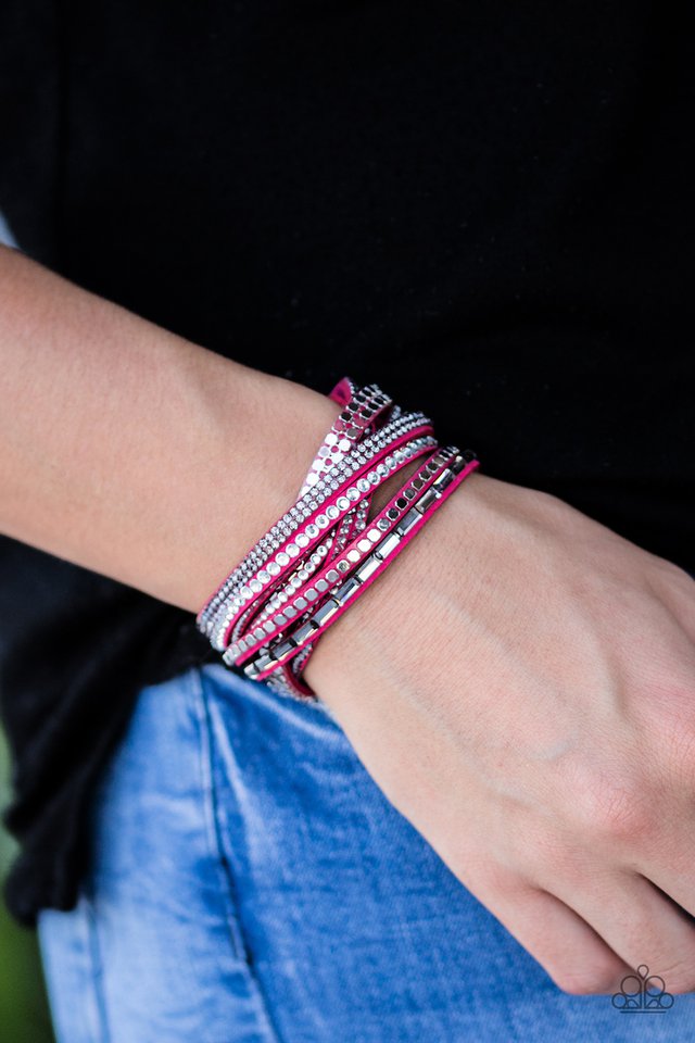 Paparazzi ♥ I Came To Slay - Pink ♥ Bracelet