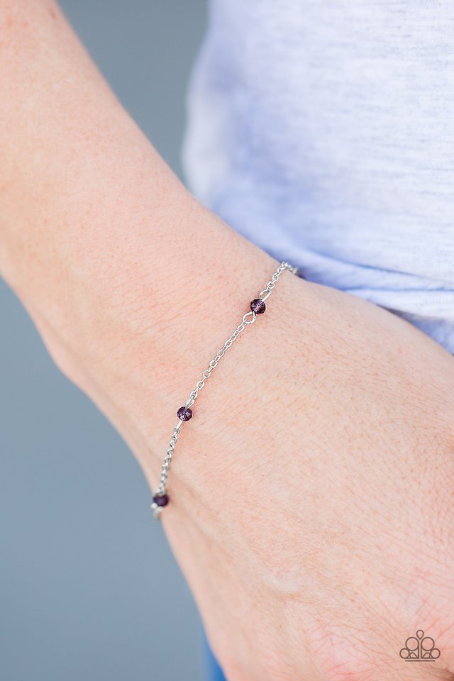 Paparazzi ♥ A Pinch Of Sparkle - Purple ♥ Bracelet