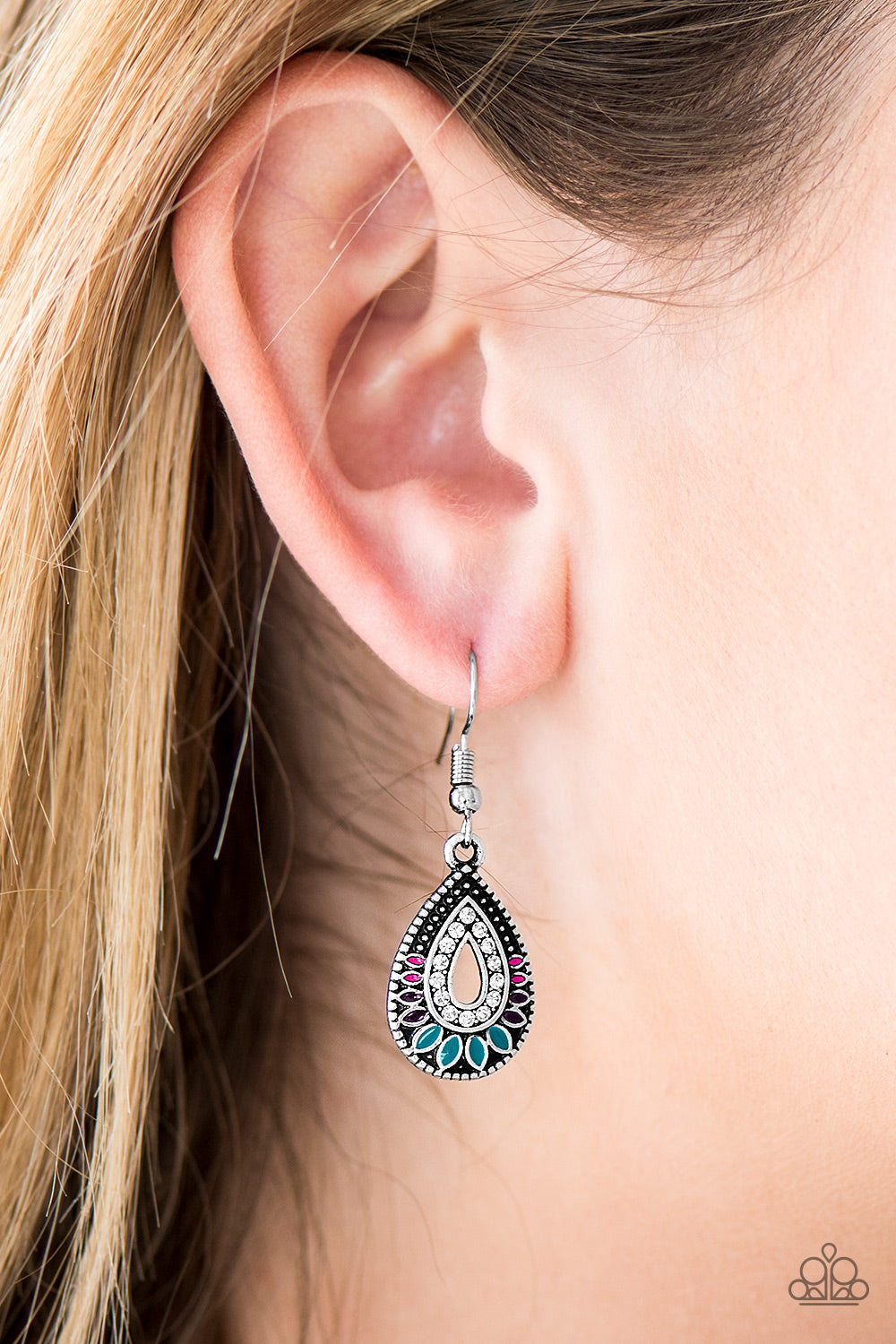 Paparazzi ♥ South Beach Sunsets - Multi ♥  Earrings