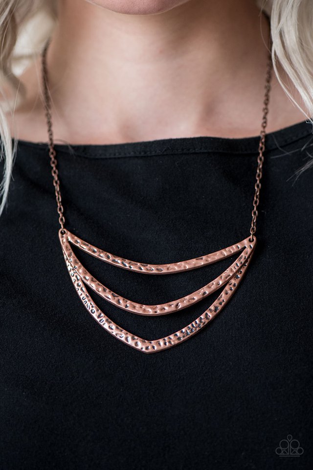 Paparazzi ♥ Jungle Rumble - Copper ♥ Necklace
