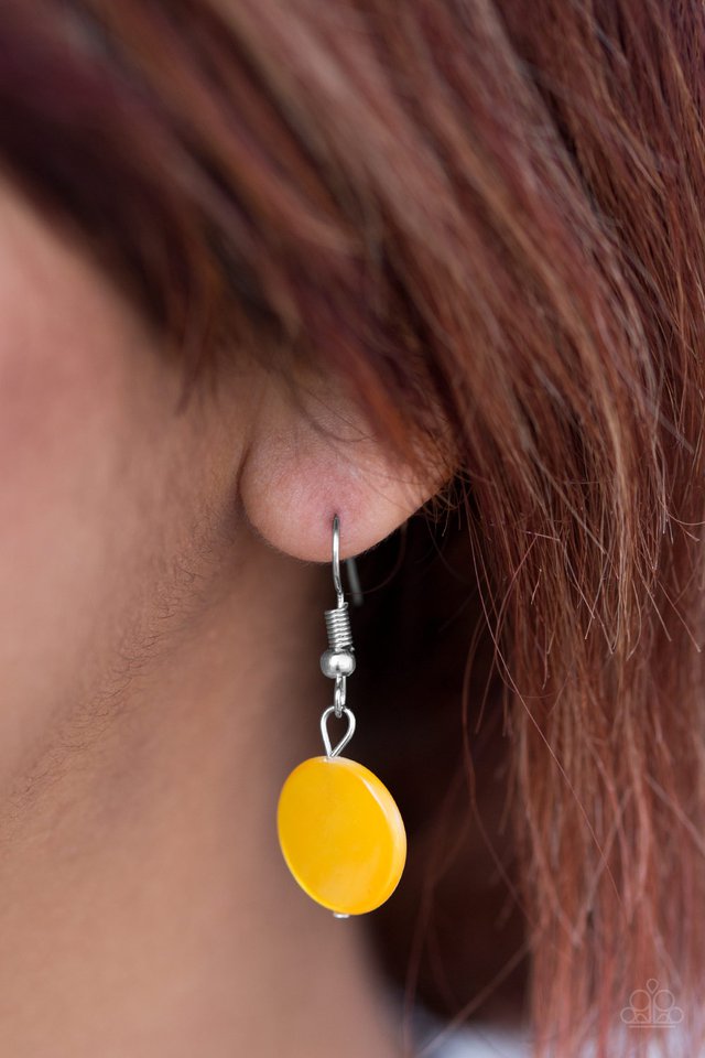 Paparazzi ♥ Coastal Adventure - Yellow ♥ Necklace