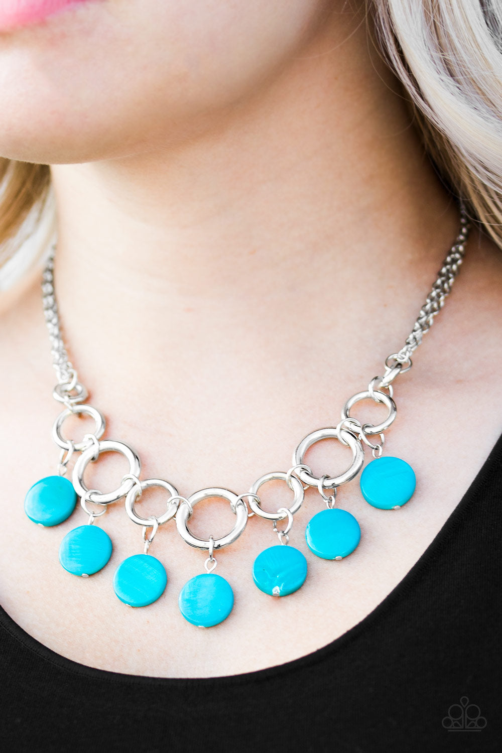 Paparazzi ♥ Coastal Adventure - Blue ♥  Necklace