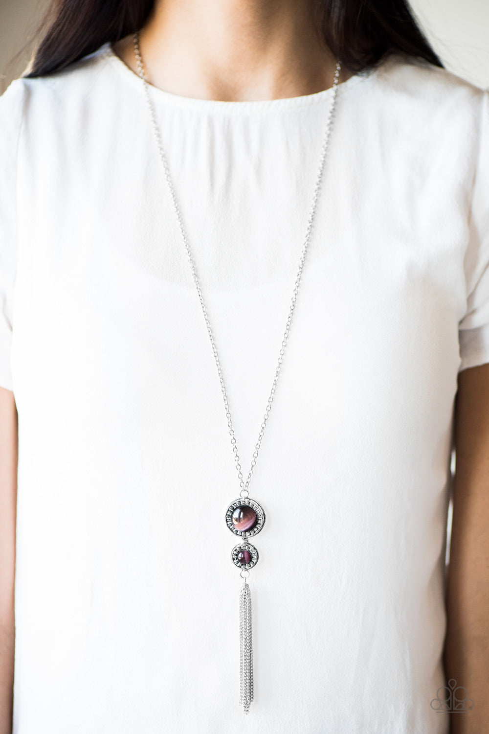 Paparazzi ♥ I WHEEL, If You WHEEL - Purple ♥  Necklace