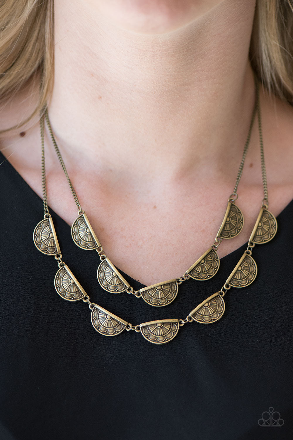 Paparazzi ♥ Harvest Harmony - Brass ♥  Necklace