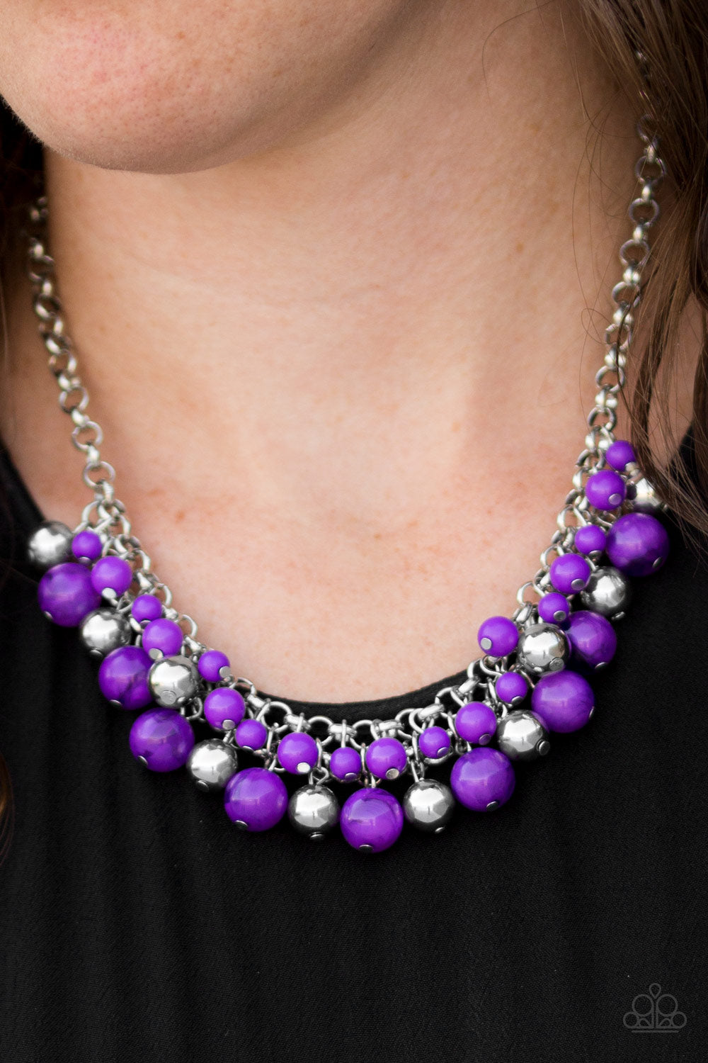 Paparazzi ♥ For The Love Of Fashion - Purple ♥  Necklace