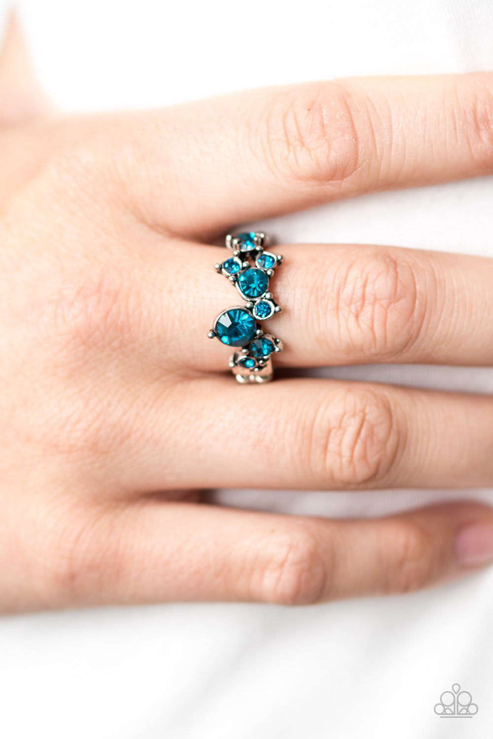 Paparazzi ♥ Get Your Glitter On - Blue ♥  Ring
