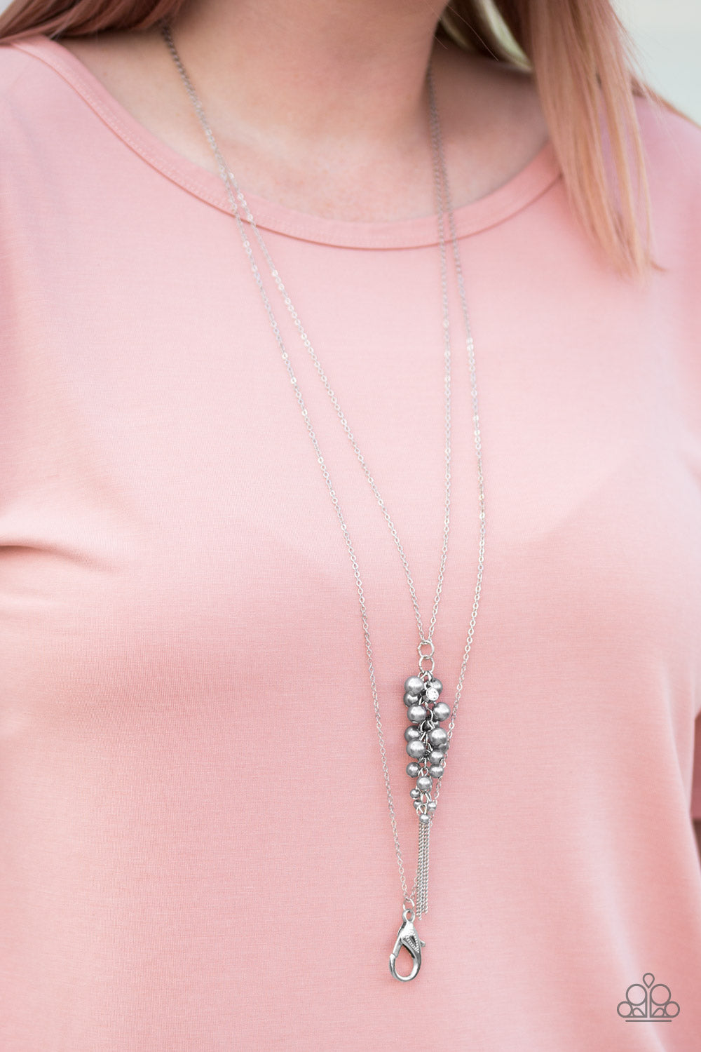 Paparazzi ♥ Bossy and I Know It - Silver Lanyard ♥  Lanyard