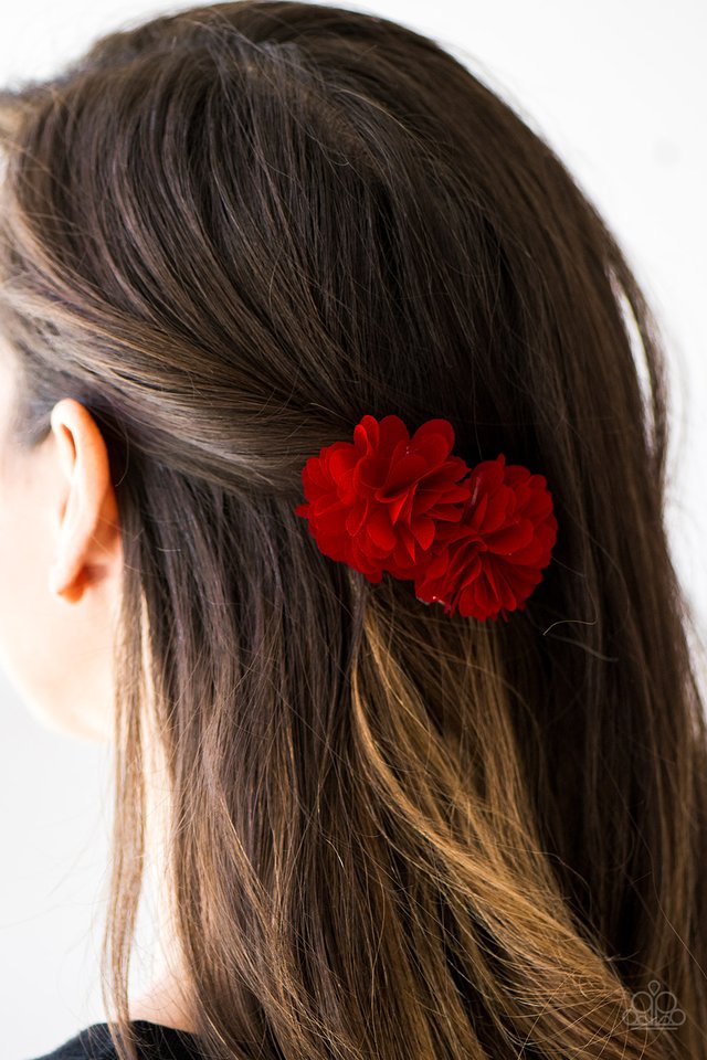 Paparazzi ♥ Glam For All Seasons - Red ♥ Hair Clip