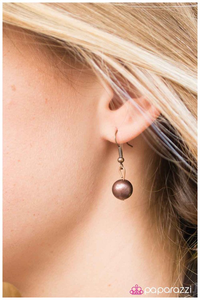 Paparazzi ♥ Copper Collision - Copper ♥ Necklace