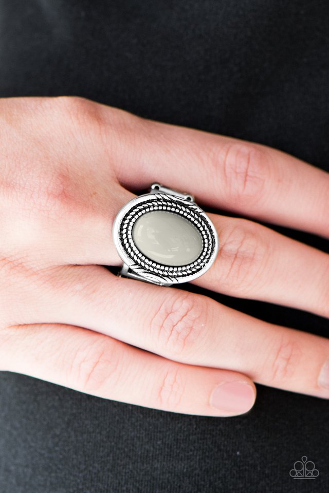 Paparazzi ♥ HUE Do You Think You Are? - Silver ♥ Ring