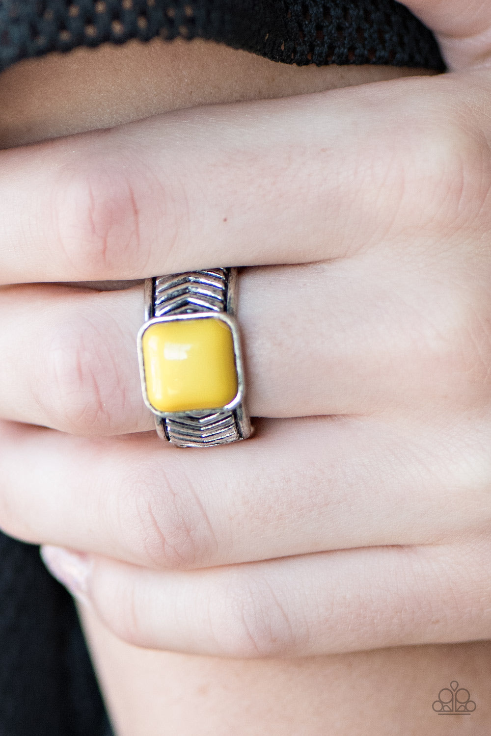 Paparazzi ♥ Tiger Trainer - Yellow ♥  Ring