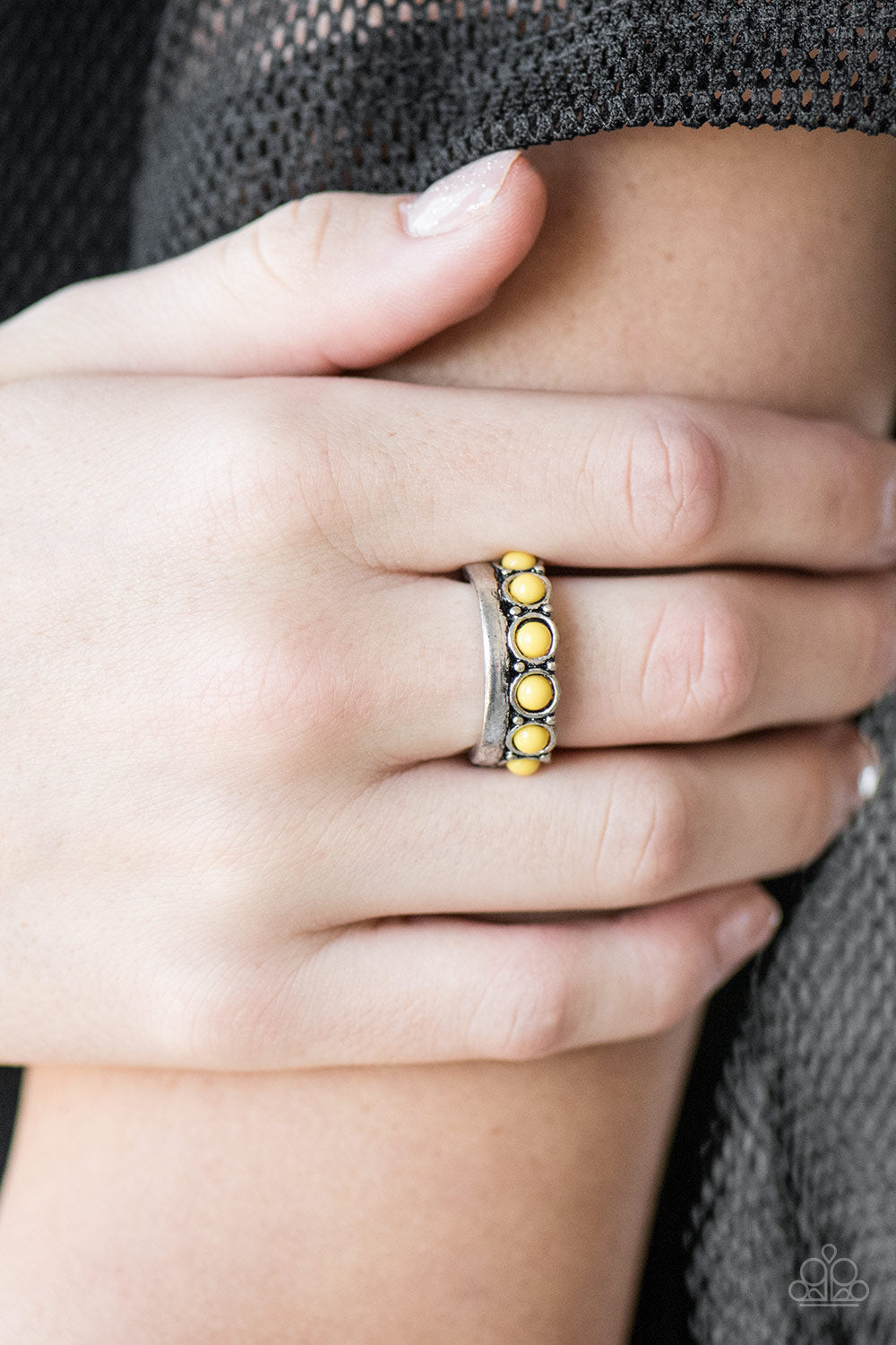 Paparazzi ♥ Country Couture - Yellow ♥  Ring
