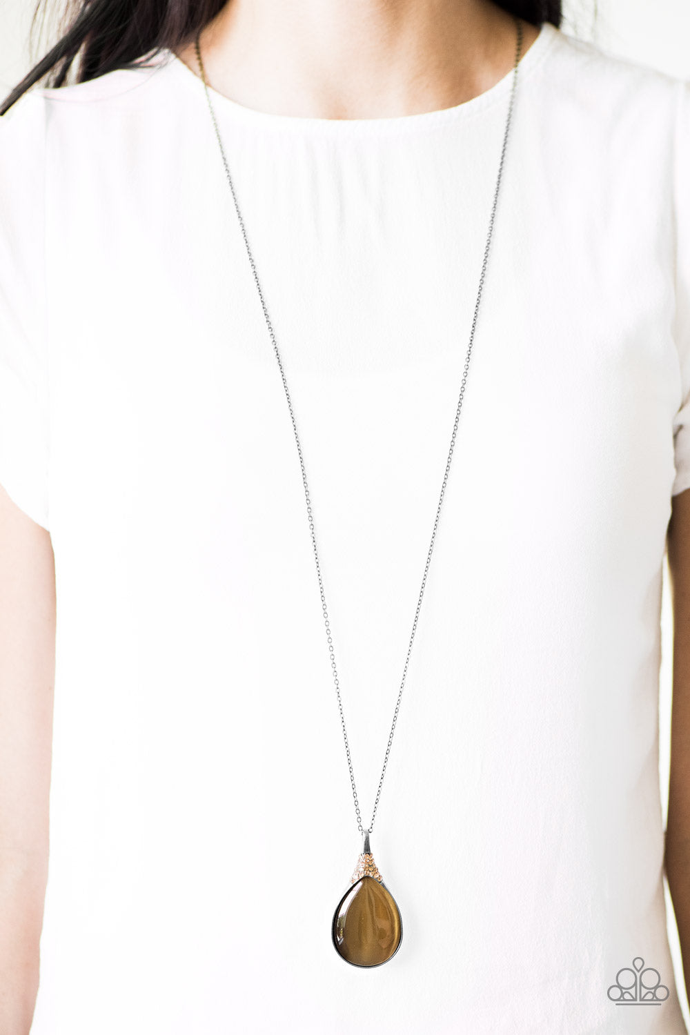 Paparazzi ♥ Timelessly Tranquil - Brown ♥  Necklace