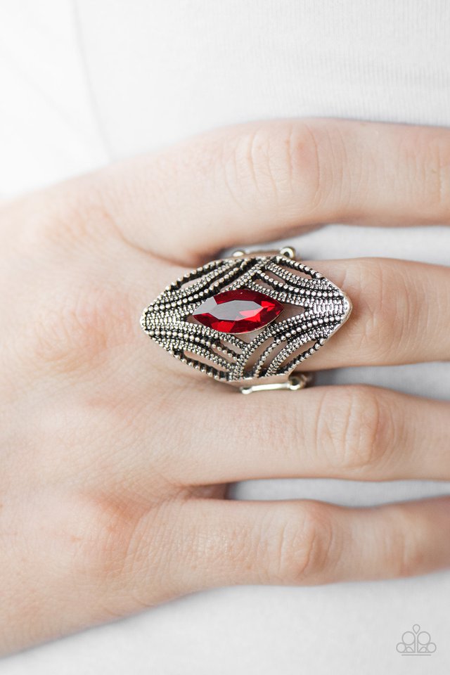 Paparazzi ♥ Jungle Jewel - Red ♥ Ring
