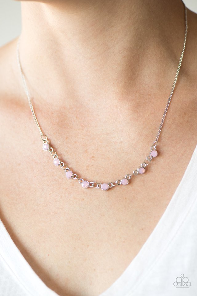 Paparazzi ♥ Stay Sparkly - Pink ♥ Necklace