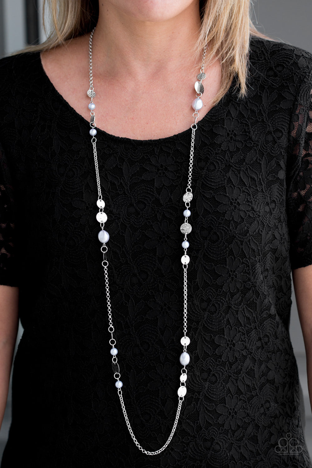 Paparazzi ♥ GLAM-tastic! - Silver ♥  Necklace