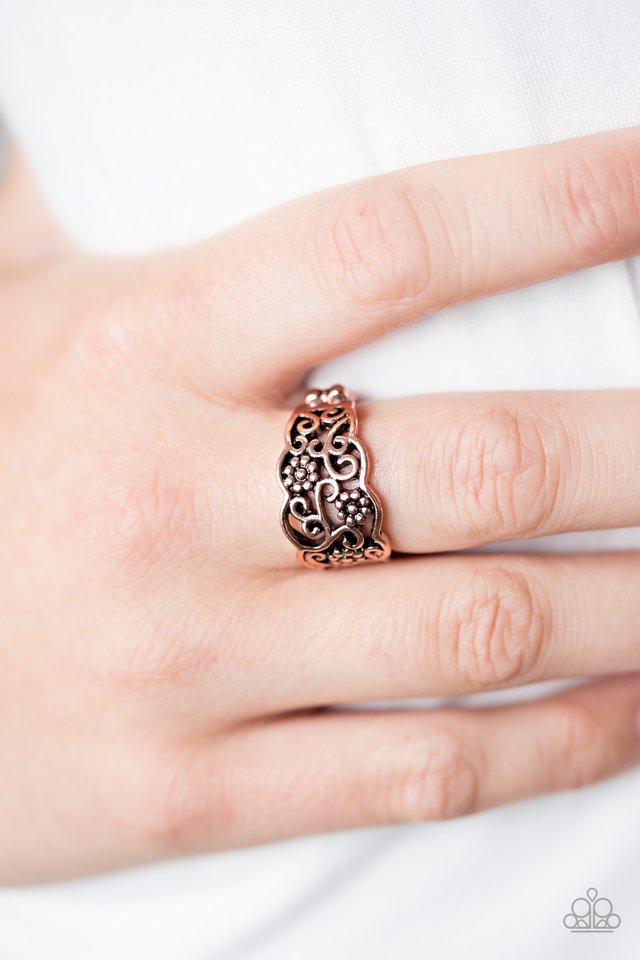 Paparazzi ♥ Wild About Wildflowers - Copper ♥ Ring