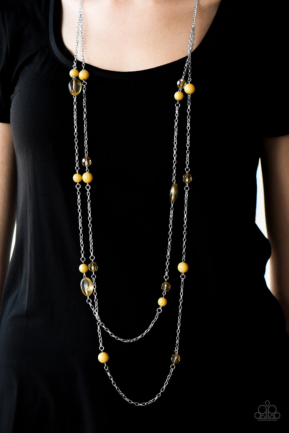 Paparazzi ♥ In Your GLEAMS - Yellow ♥  Necklace