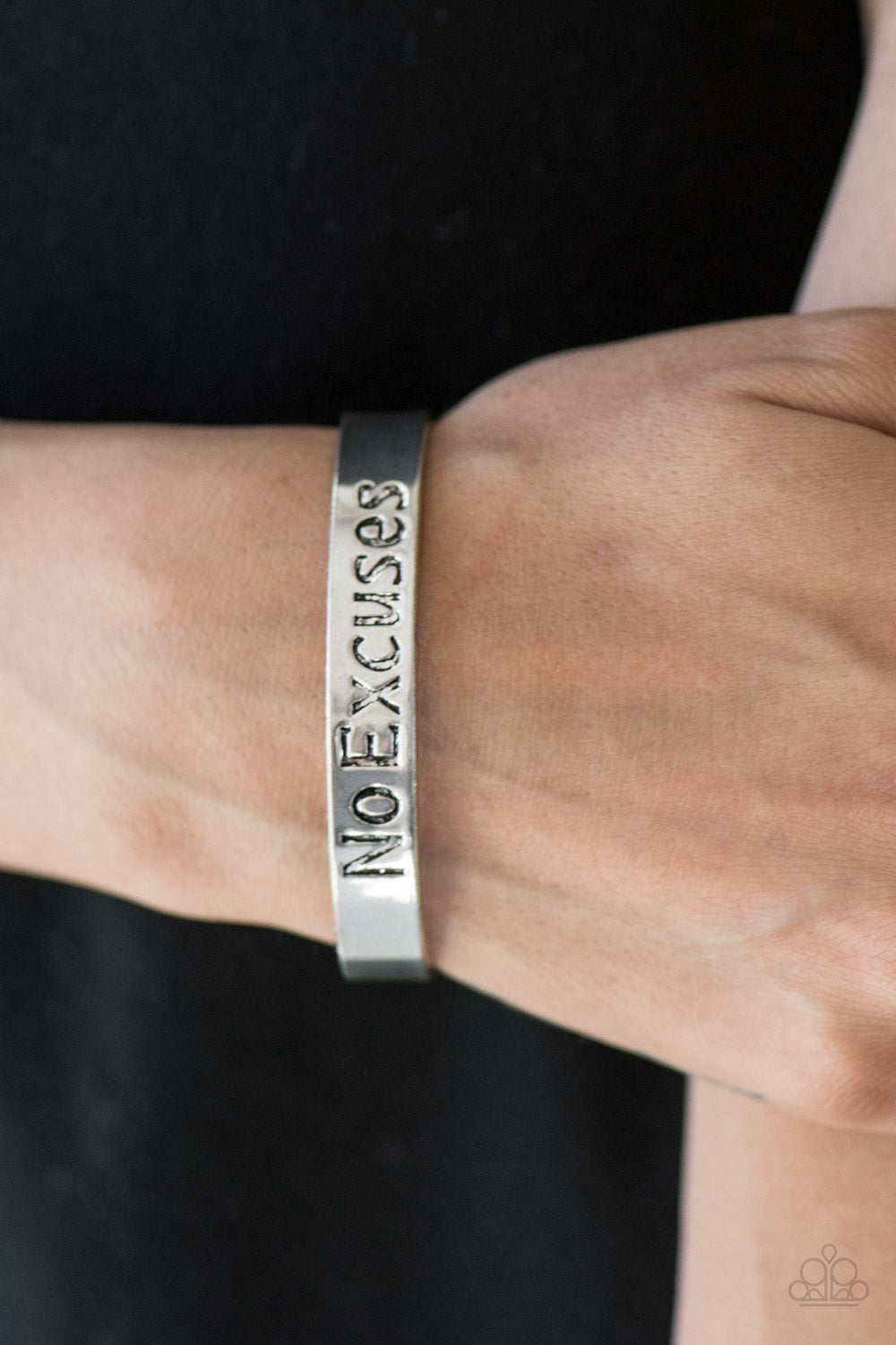 Paparazzi ♥ No Excuses - Silver ♥  Bracelet