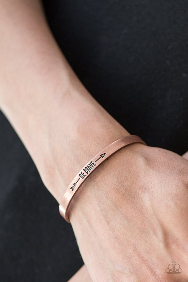 Paparazzi ♥ Brave and Bold - Copper ♥ Bracelet