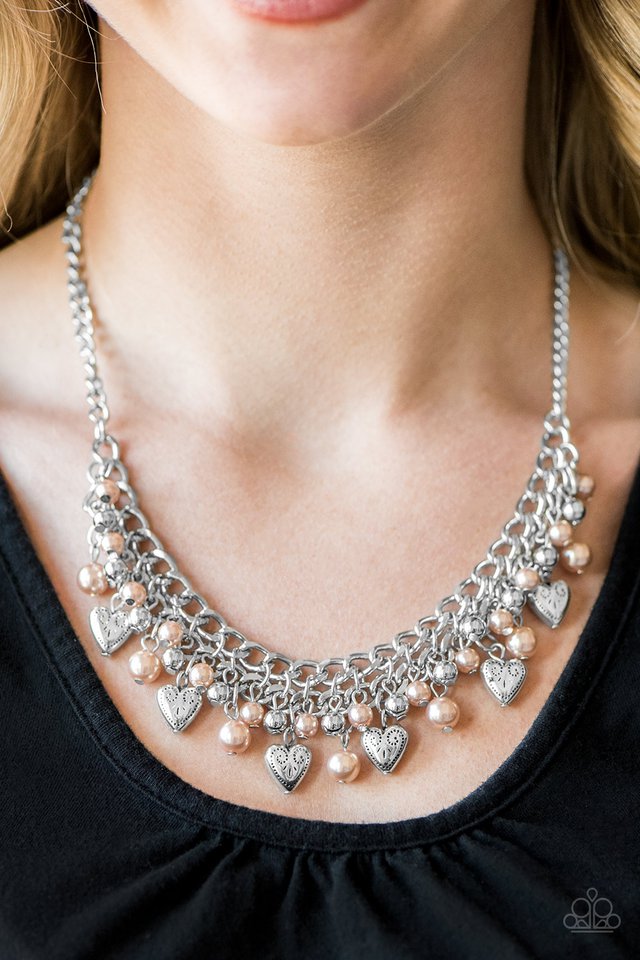 Paparazzi ♥ Self Love - Brown ♥ Necklace