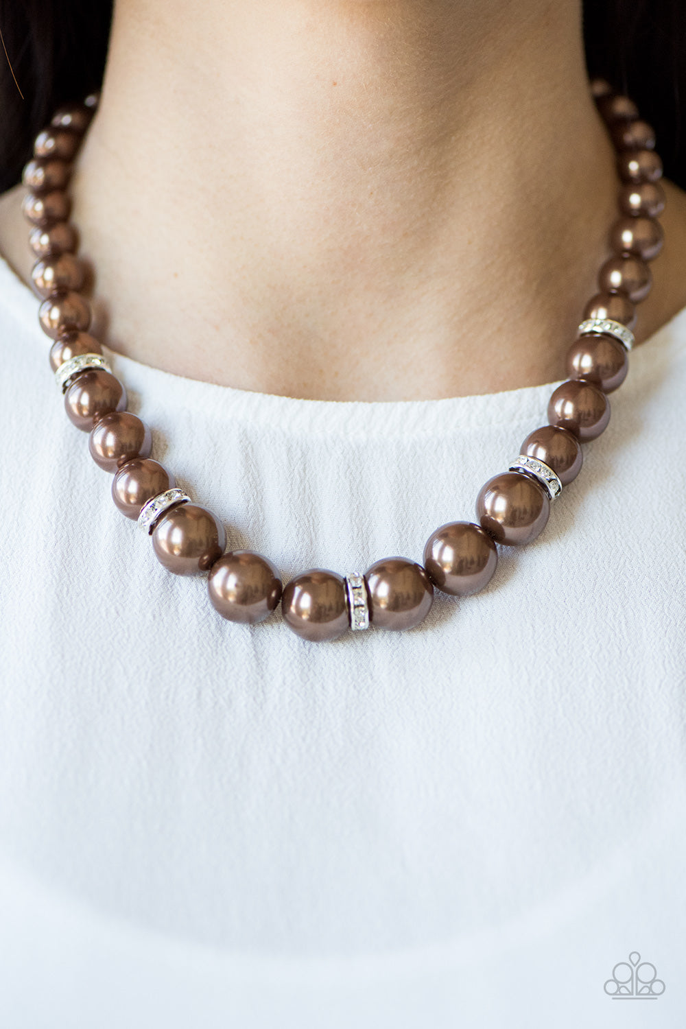 Paparazzi ♥ You Had Me At Pearls - Brown ♥  Necklace