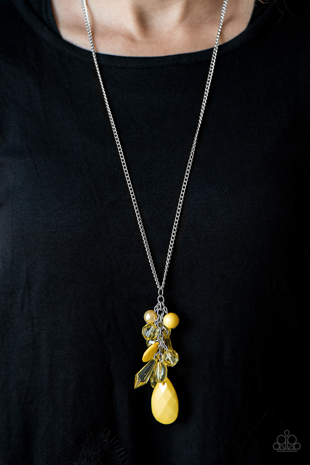 Paparazzi ♥ Keepin It Colorful - Yellow ♥  Necklace