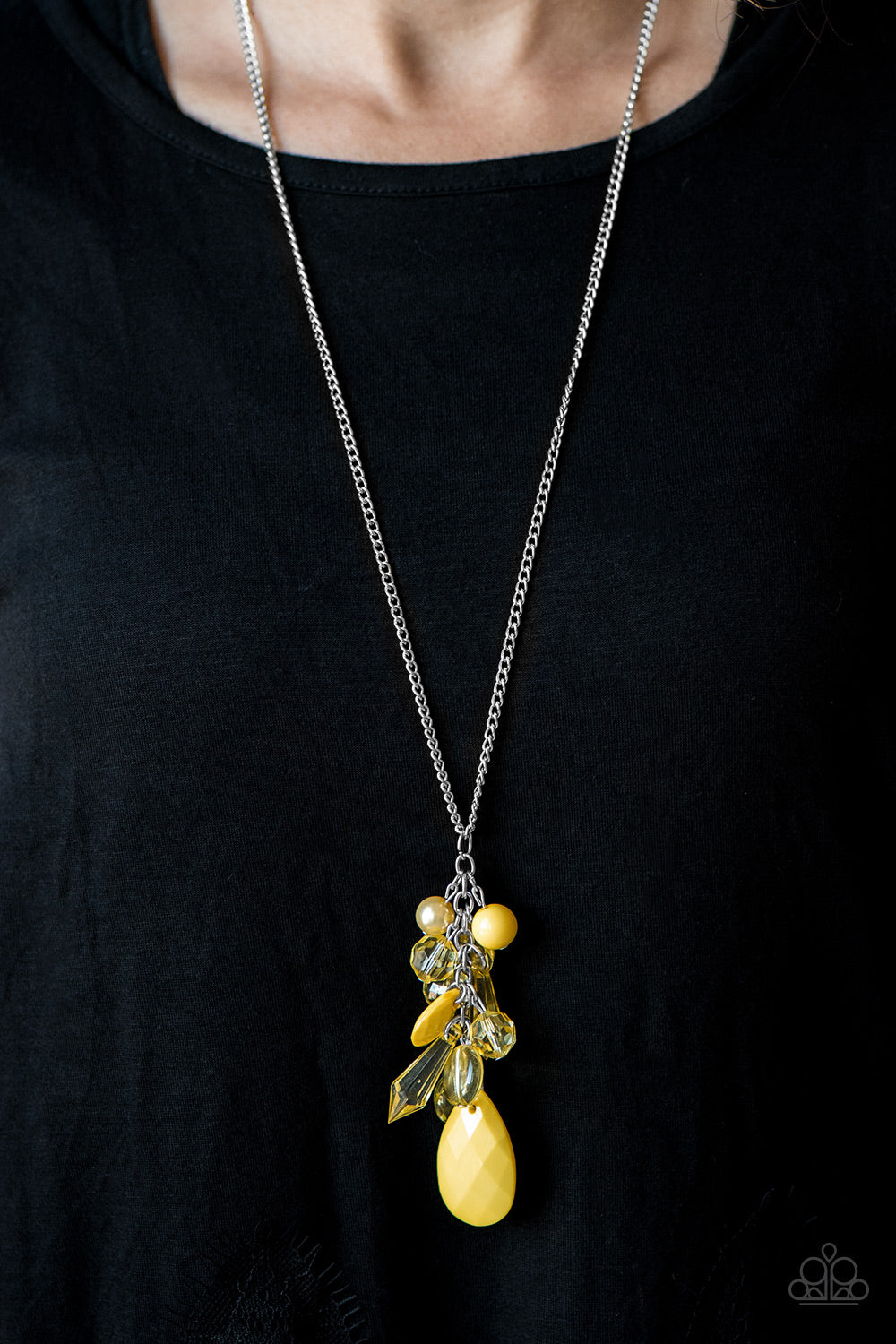 Paparazzi ♥ Keepin It Colorful - Yellow ♥  Necklace