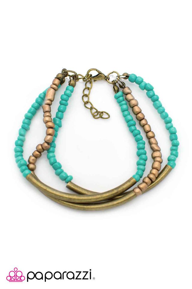 Paparazzi ♥ Valley of Fire - Blue ♥ Bracelet