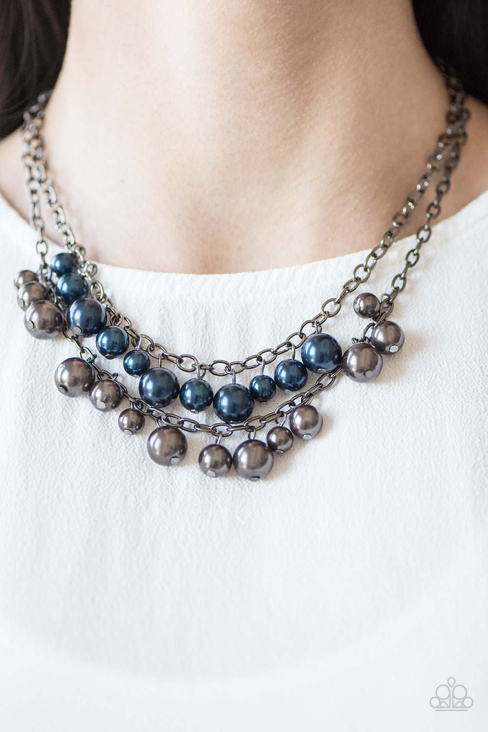 Paparazzi ♥ Marvelous Masquerade - Blue ♥  Necklace