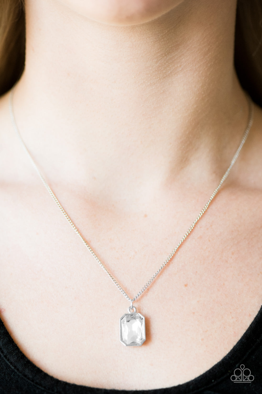 Paparazzi ♥ Just My LUXE! - White ♥  Necklace