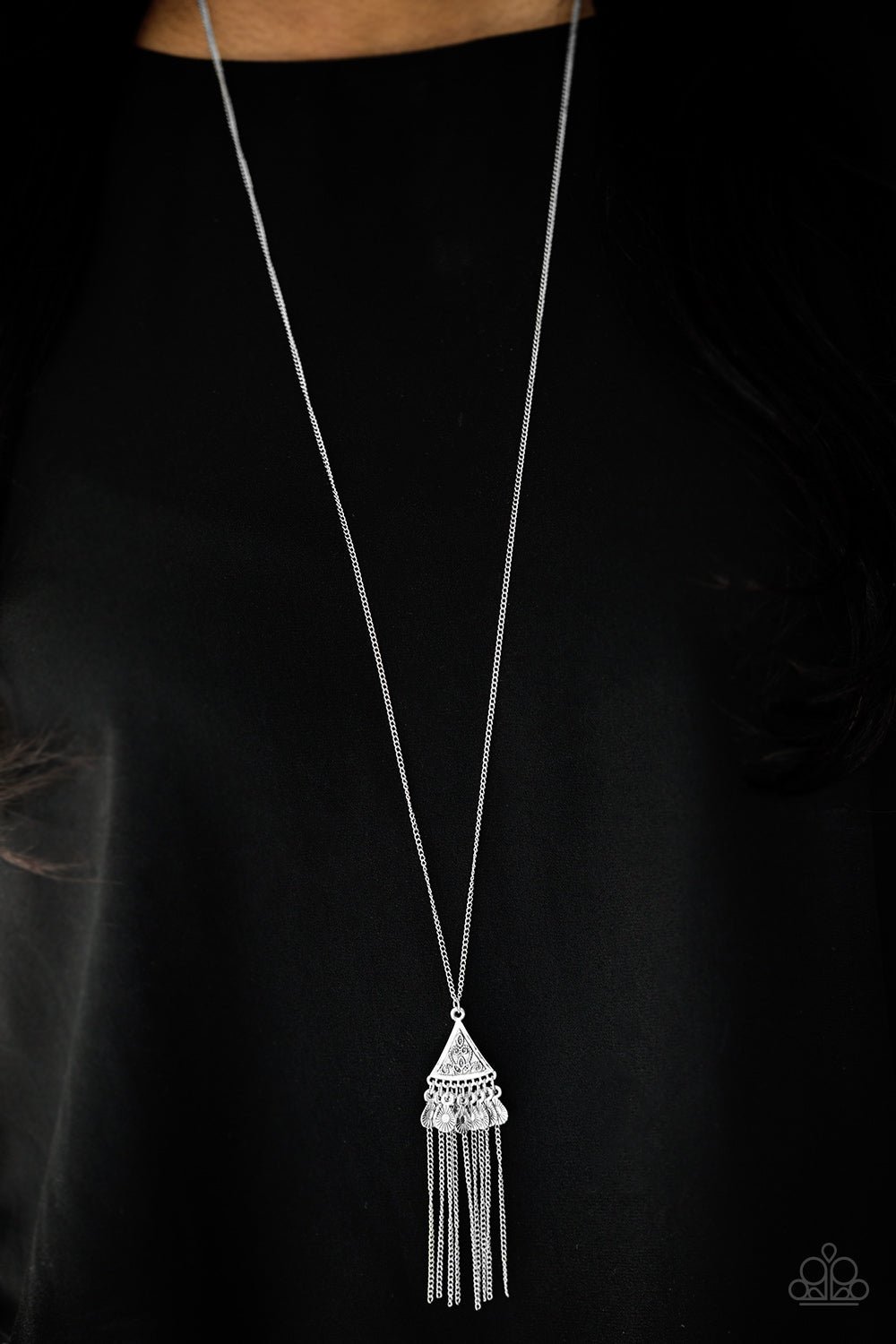 Paparazzi ♥ Incan Idol - Silver ♥  Necklace