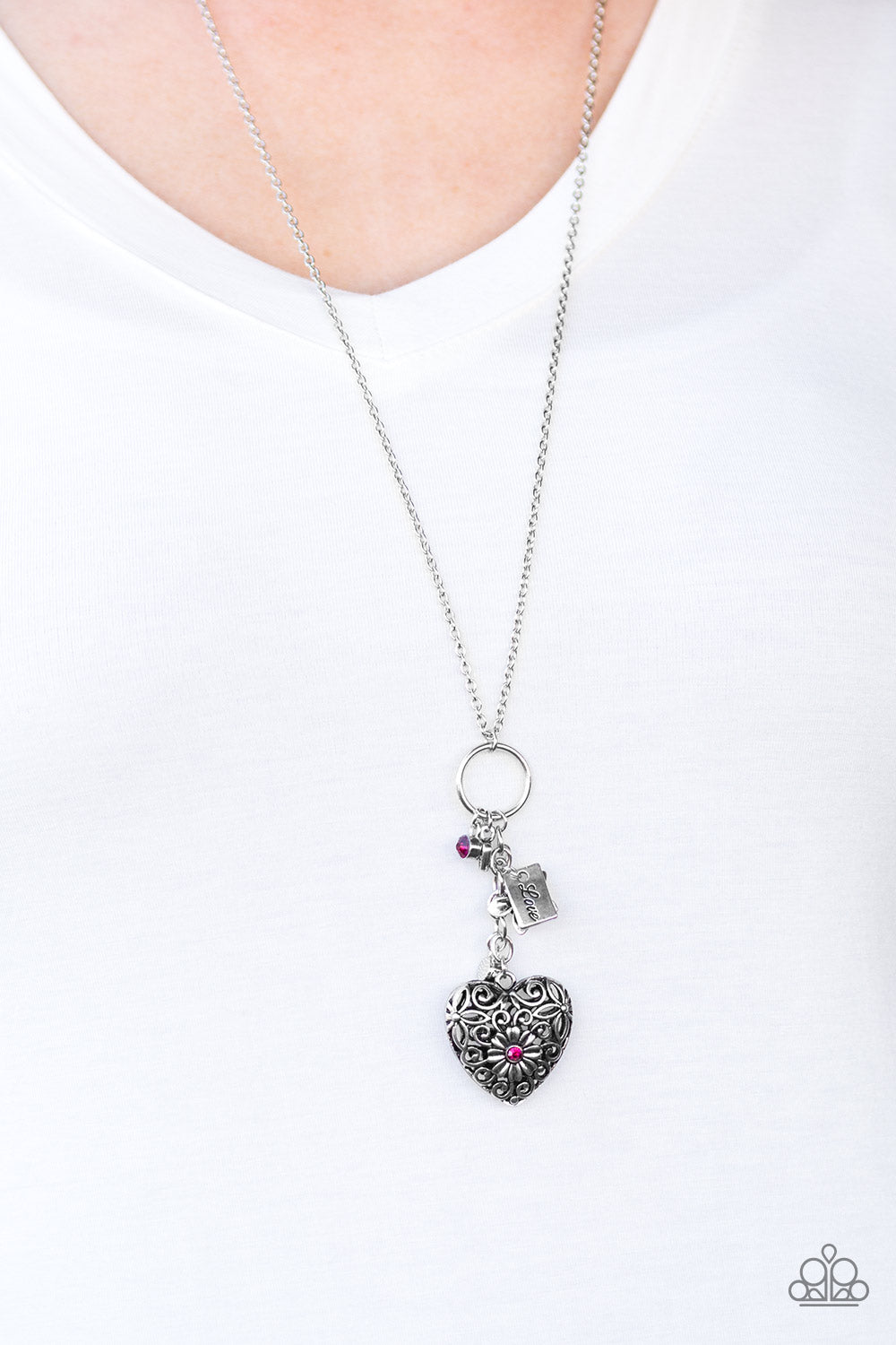 Paparazzi ♥ Vintage Valentine - Multi ♥  Necklace