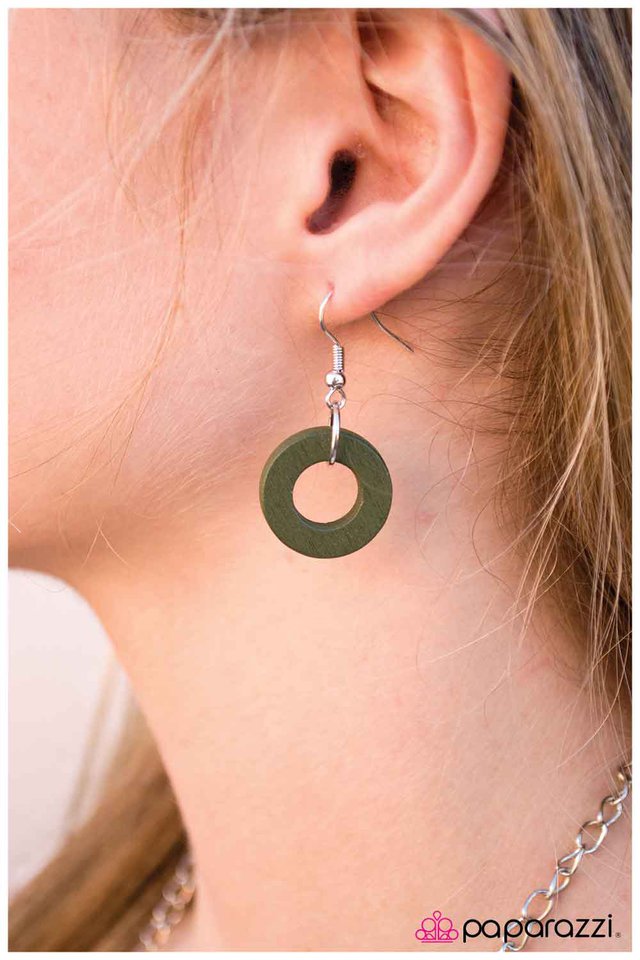 Paparazzi ♥ Organically Cypress - Green ♥ Necklace